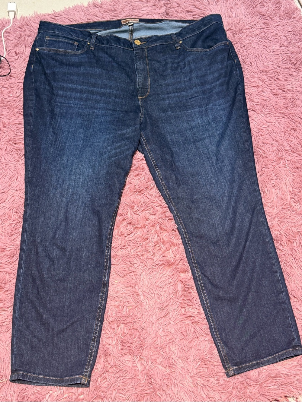 Kut from the Kloth Dark Blue Straight Leg Women's Jeans